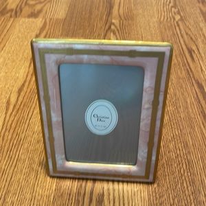 Vintage Christian Dior Marbre Rose Photo Frame